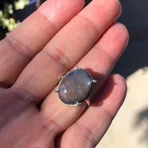 HUGE UNHEATED UNTREATED SAPPHIRE RING